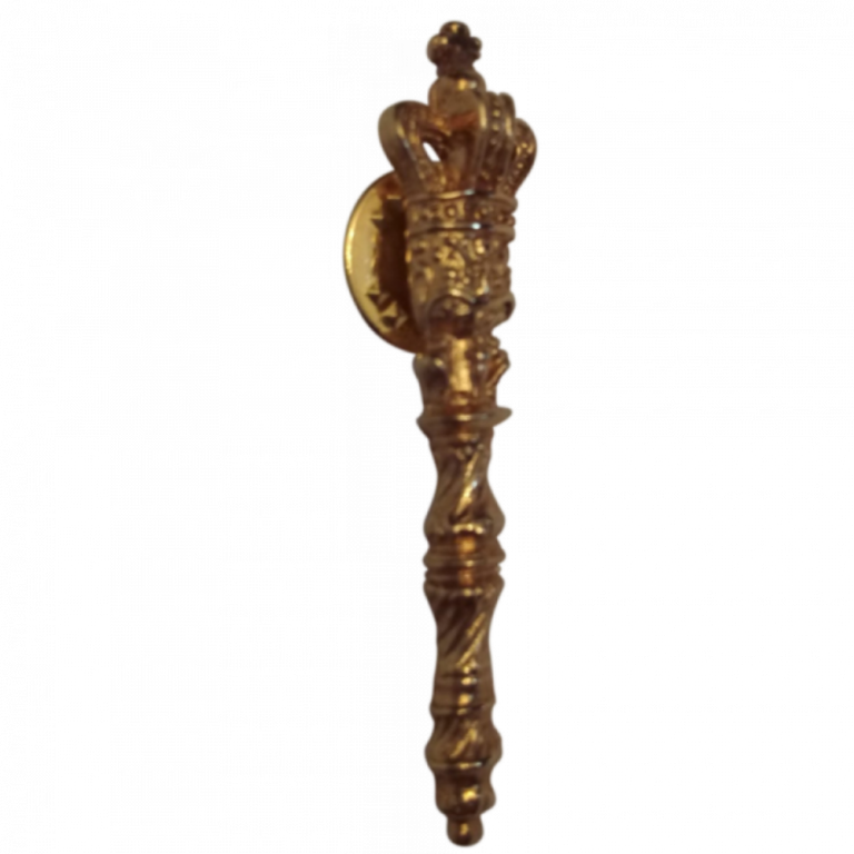 Gold Mace Badge (with butterfly pin) The Guild of MaceBearers