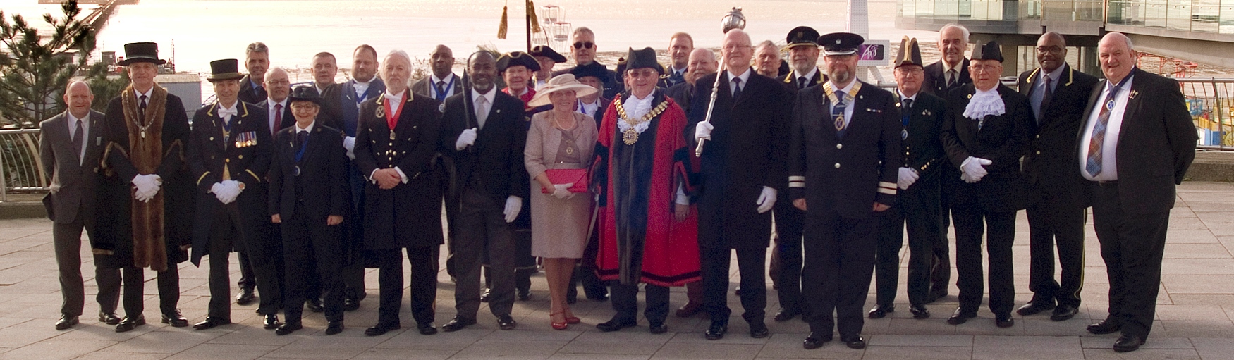 Group of members of the Guild of Mace-bearers at the annual conference in 2020